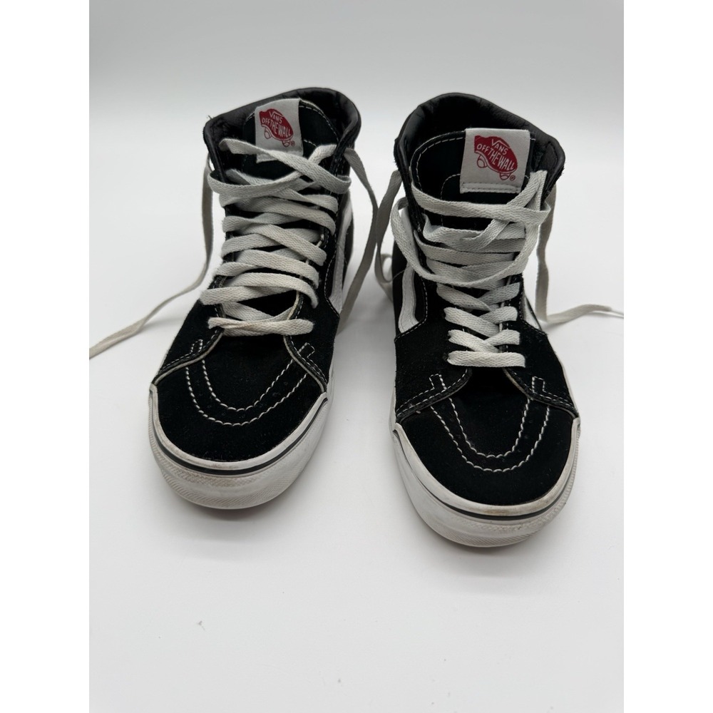 VANS Off the Wall 751505 Unisex Black/White High Top Sneakers Size M 6, W 7.5